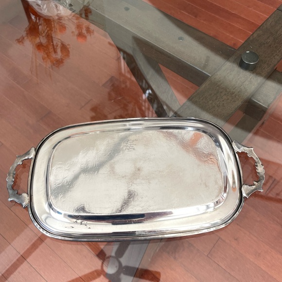 Vintage Coronet plate silver/copper tray trinket dish - Picture 4 of 5